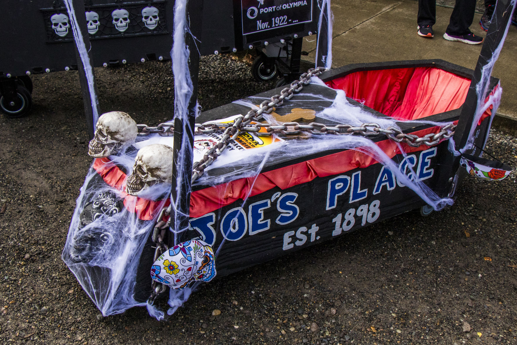 Pine Box Derby Casket and Zombie Races in Boo-coda